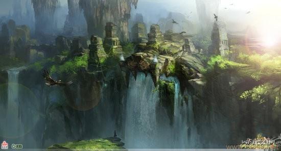 《古剑奇谭2》3D场景图首曝 星罗岩神秘探索
