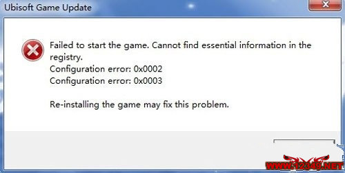 Failed To Start The Game Cannot Find Essential Information Partners