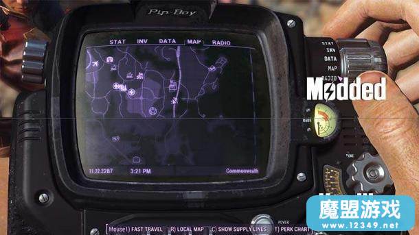 贴心:玩家自制《辐射4》可视路径升级版地图m