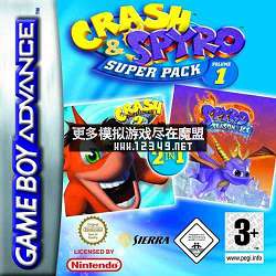 Ϸ21-Ż˹峬1 (2 Games in 1-Crash & Spyro Pack Volume 1)(M6)