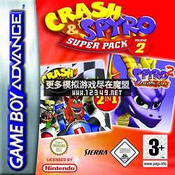 Ϸ21-Ż˹峬1 (2 Games in 1-Crash & Spyro Pack Volume 2)(M6)