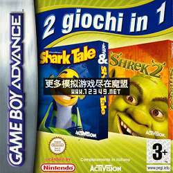 Ϸ21-º͹ʷ2 (2 Games in 1-Shark Tale+Shrek 2)(M6)