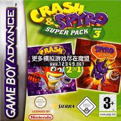 Ϸ21-Ż˹峬3  (2 Games in 1-Crash and Spyro Superpack 3)