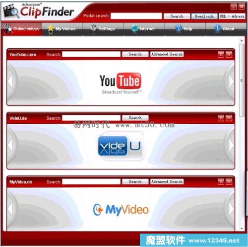 YouTubeվƵAshampooClipFinderV1.51ɫѰ